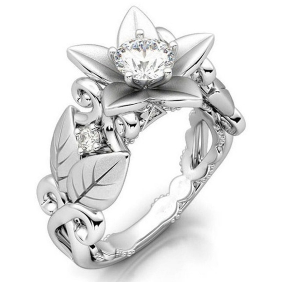 Ring AAA Zircon - Spring Flower - Picture 4 of 8